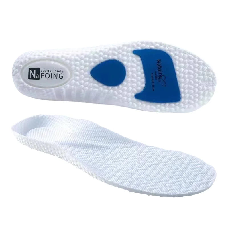 Semelles de sport pour chaussures, absorption des chocs, déodorantes, respirantes, coussinets de course pour hommes et femmes, coussinets de massage pour les pieds