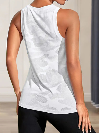 Débardeurs de sport super doux pour femmes, respirants, à séchage rapide, avec design en mesh, pour la course à pied, le tennis, le yoga