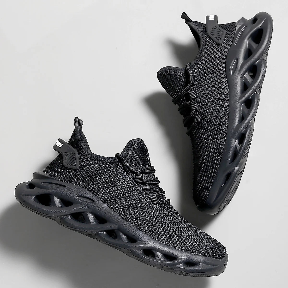 Hommes chaussures de Sport décontractées respirant léger baskets en plein air maille noir chaussures de course athlétique Jogging Tenis chaussures de marche