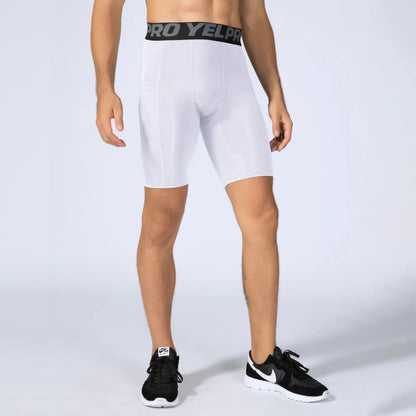 Short de Sport hommes Compression short de course avec poche séchage rapide entraînement short de Sport Fitness Sport Leggings pour hommes