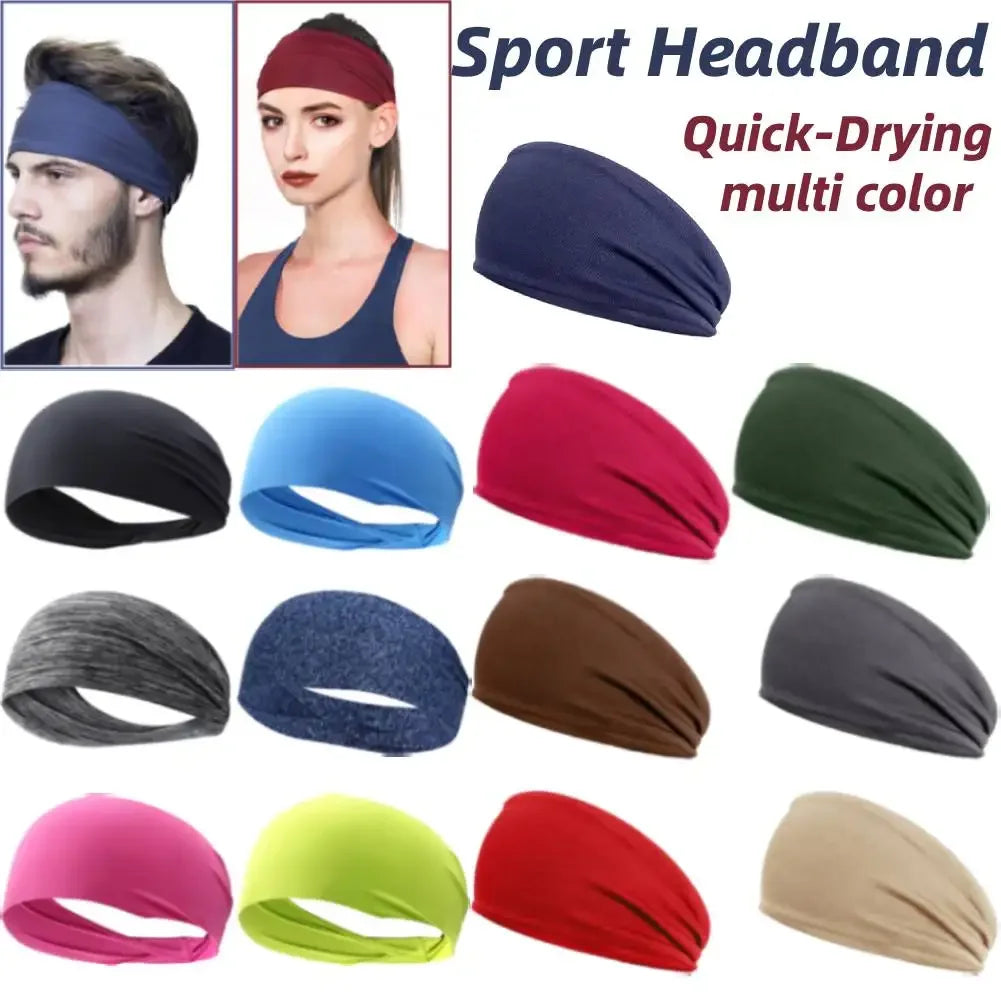 Bandeau de sport, bandeau de fitness, bandeau de cheveux, bandeau de tennis, yoga, absorbant la transpiration, bandeau de basket-ball, bandeau de course à pied, bandeau pour femmes et hommes