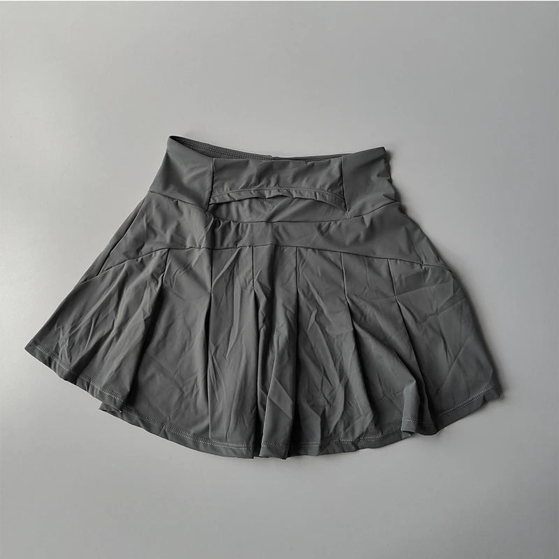 Jupe courte de Sport taille haute pour femmes, séchage rapide, Fitness, Yoga, course à pied, Tennis, vêtements de Golf, jupes de Sport d'été