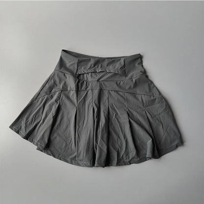 Jupe courte de Sport taille haute pour femmes, séchage rapide, Fitness, Yoga, course à pied, Tennis, vêtements de Golf, jupes de Sport d'été