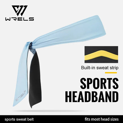 WRELS Sport bandeau en plein air Tennis course cyclisme sueur absorbant bandeau respirant Fitness bandeau hommes femme bandeau
