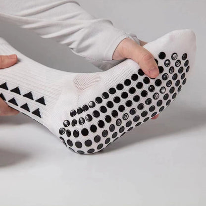 6 paires de chaussettes de sport antidérapantes pour hommes et femmes, chaussettes de football, chaussettes de rugby, chaussettes de cyclisme, chaussettes de course à pied, chaussettes d'exercice, chaussettes athlétiques
