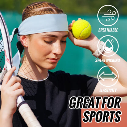 WRELS Sport bandeau en plein air Tennis course cyclisme sueur absorbant bandeau respirant Fitness bandeau hommes femme bandeau
