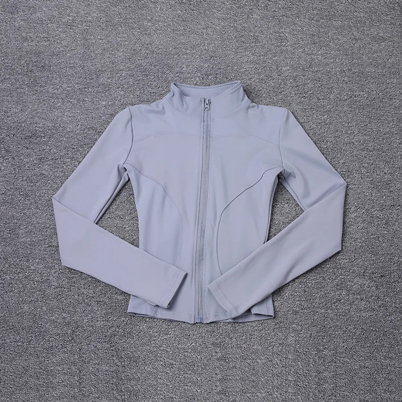 Veste de Sport pour femmes, chemise à manches longues, manteau d'entraînement, vêtements d'entraînement, de Yoga