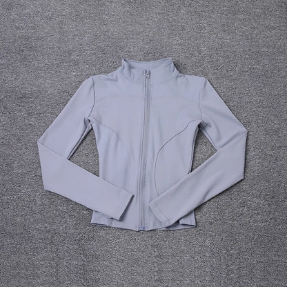 Veste de Sport pour femmes, chemise à manches longues, manteau d'entraînement, vêtements d'entraînement, de Yoga
