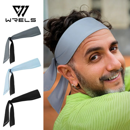 WRELS Sport bandeau en plein air Tennis course cyclisme sueur absorbant bandeau respirant Fitness bandeau hommes femme bandeau