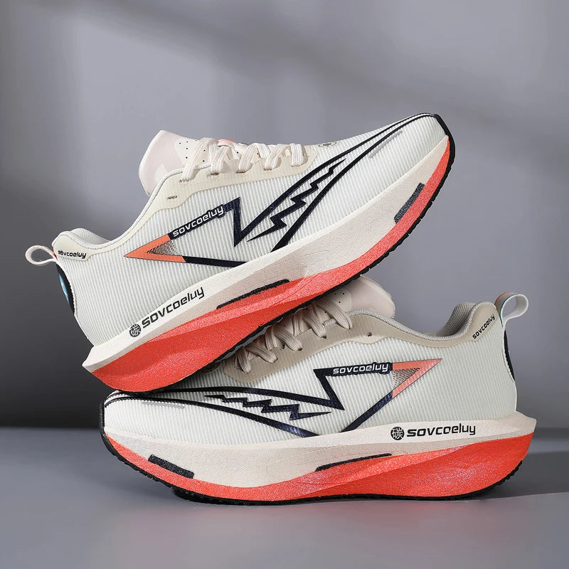 Nouvelles chaussures de sport décontractées polyvalentes quatre saisons, antidérapantes, avec technologie d'absorption des chocs, plaque en carbone, chaussures de course, chaussures de fitness, unisexe