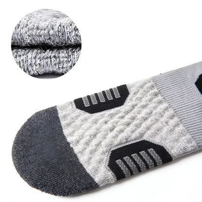 3 paires de chaussettes de Sport, de course, d'athlétisme, en maille respirante, à Compression épaisse, pour basket-ball, absorbe la sueur, pour cyclisme professionnel