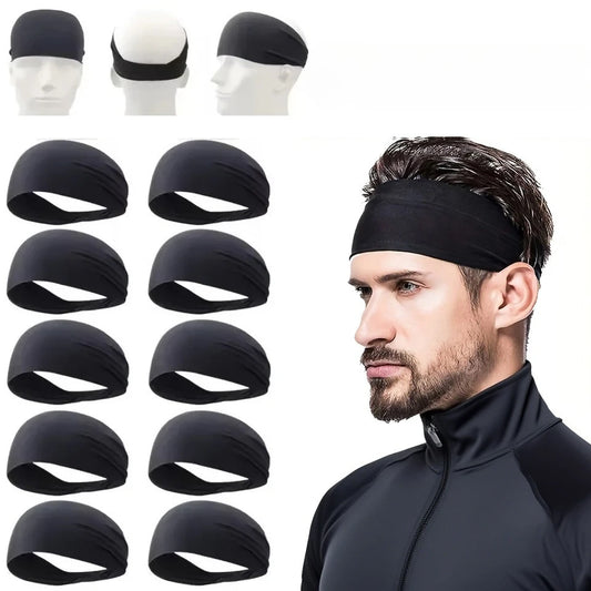 Bandeau de sport, bandeau de fitness, bandeau de cheveux, bandeau de tennis, yoga, absorbant la transpiration, bandeau de basket-ball, bandeau de course à pied, bandeau pour femmes et hommes