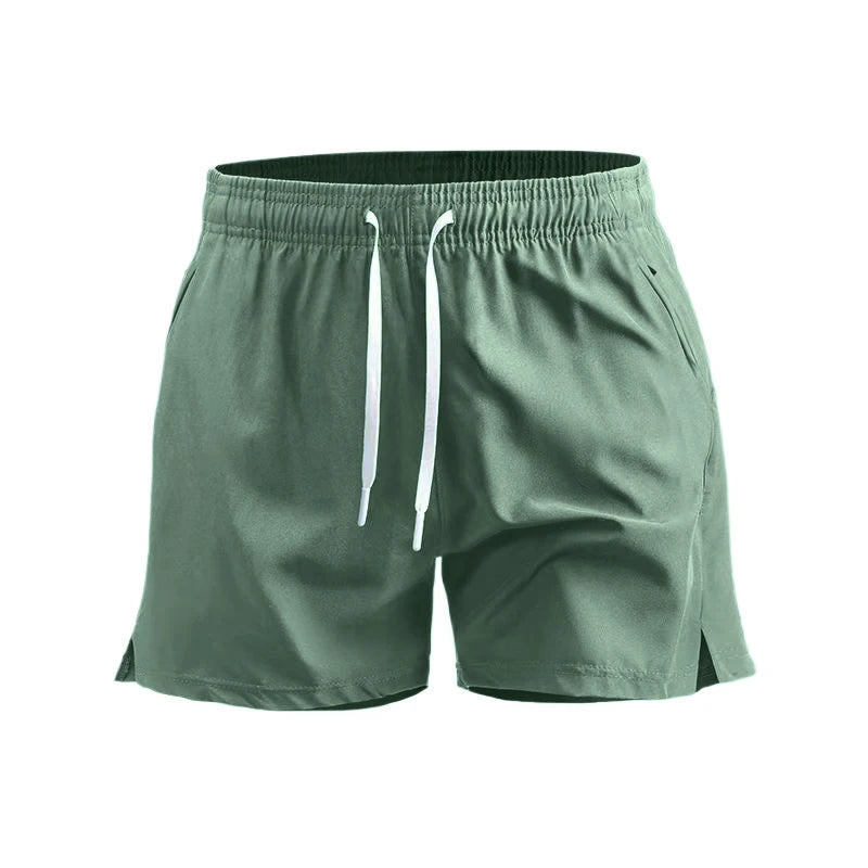 Short d'entraînement de Sport d'été pour hommes, short d'athlétisme à séchage rapide, short de course léger avec poches, pantalon de plage de gymnastique