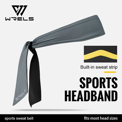 WRELS Sport bandeau en plein air Tennis course cyclisme sueur absorbant bandeau respirant Fitness bandeau hommes femme bandeau