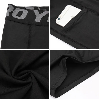 Short de Sport hommes Compression short de course avec poche séchage rapide entraînement short de Sport Fitness Sport Leggings pour hommes