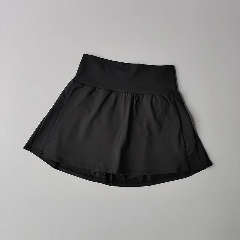 Jupe courte de Sport taille haute pour femmes, séchage rapide, Fitness, Yoga, course à pied, Tennis, vêtements de Golf, jupes de Sport d'été