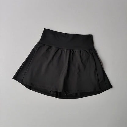 Jupe courte de Sport taille haute pour femmes, séchage rapide, Fitness, Yoga, course à pied, Tennis, vêtements de Golf, jupes de Sport d'été