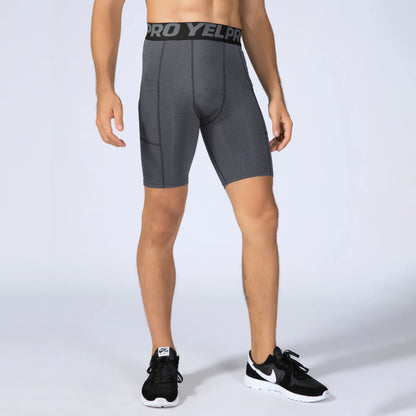 Short de Sport hommes Compression short de course avec poche séchage rapide entraînement short de Sport Fitness Sport Leggings pour hommes