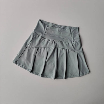 Jupe courte de Sport taille haute pour femmes, séchage rapide, Fitness, Yoga, course à pied, Tennis, vêtements de Golf, jupes de Sport d'été