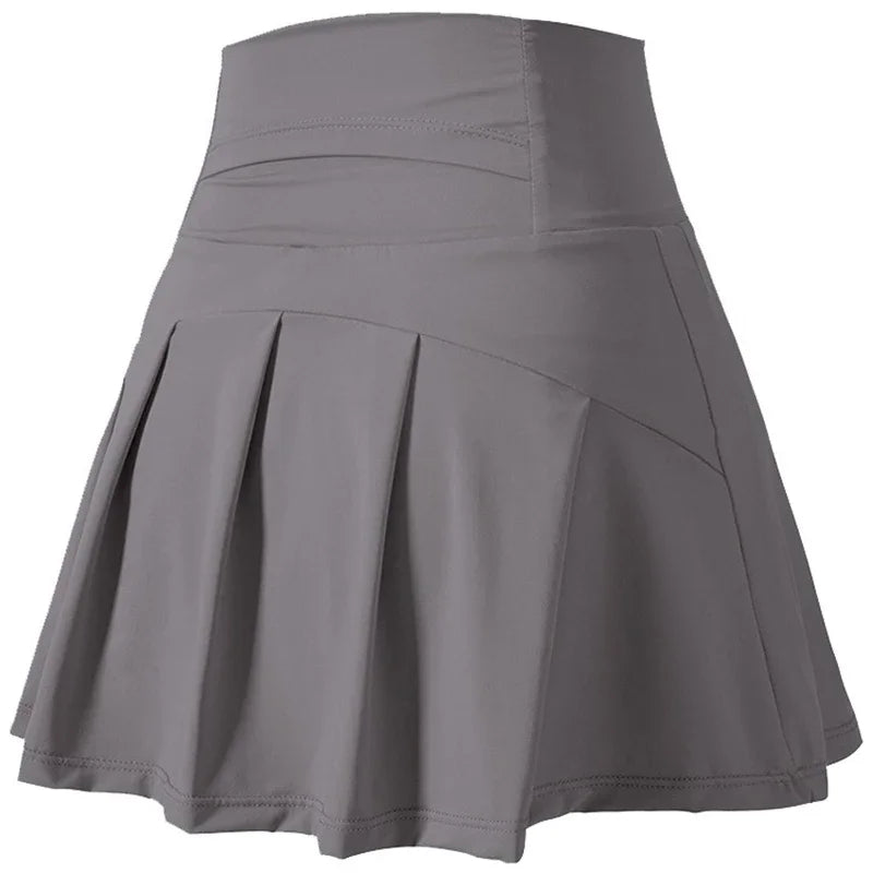 Jupe courte de Sport taille haute pour femmes, séchage rapide, Fitness, Yoga, course à pied, Tennis, vêtements de Golf, jupes de Sport d'été