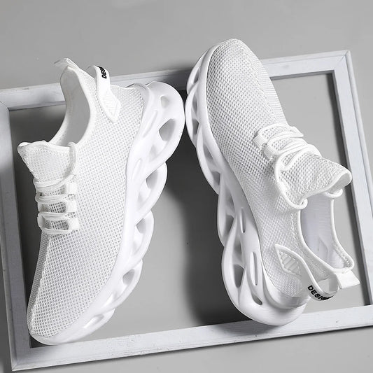 Hommes chaussures de Sport décontractées respirant léger baskets en plein air maille noir chaussures de course athlétique Jogging Tenis chaussures de marche