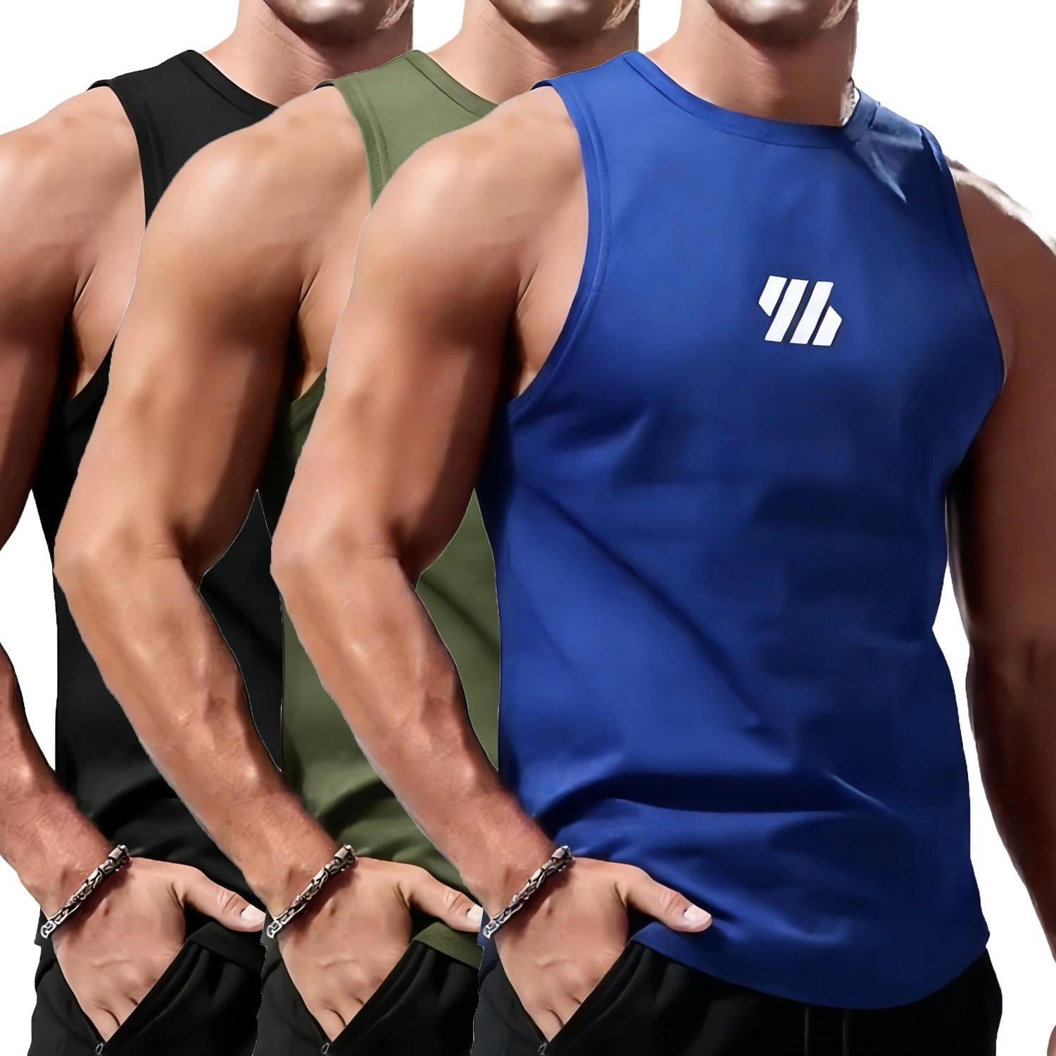 Débardeur de sport pour homme, été, séchage rapide, entraînement, débardeur de sport, débardeur de fitness, haut sans manches, t-shirt, débardeur de course à pied pour homme