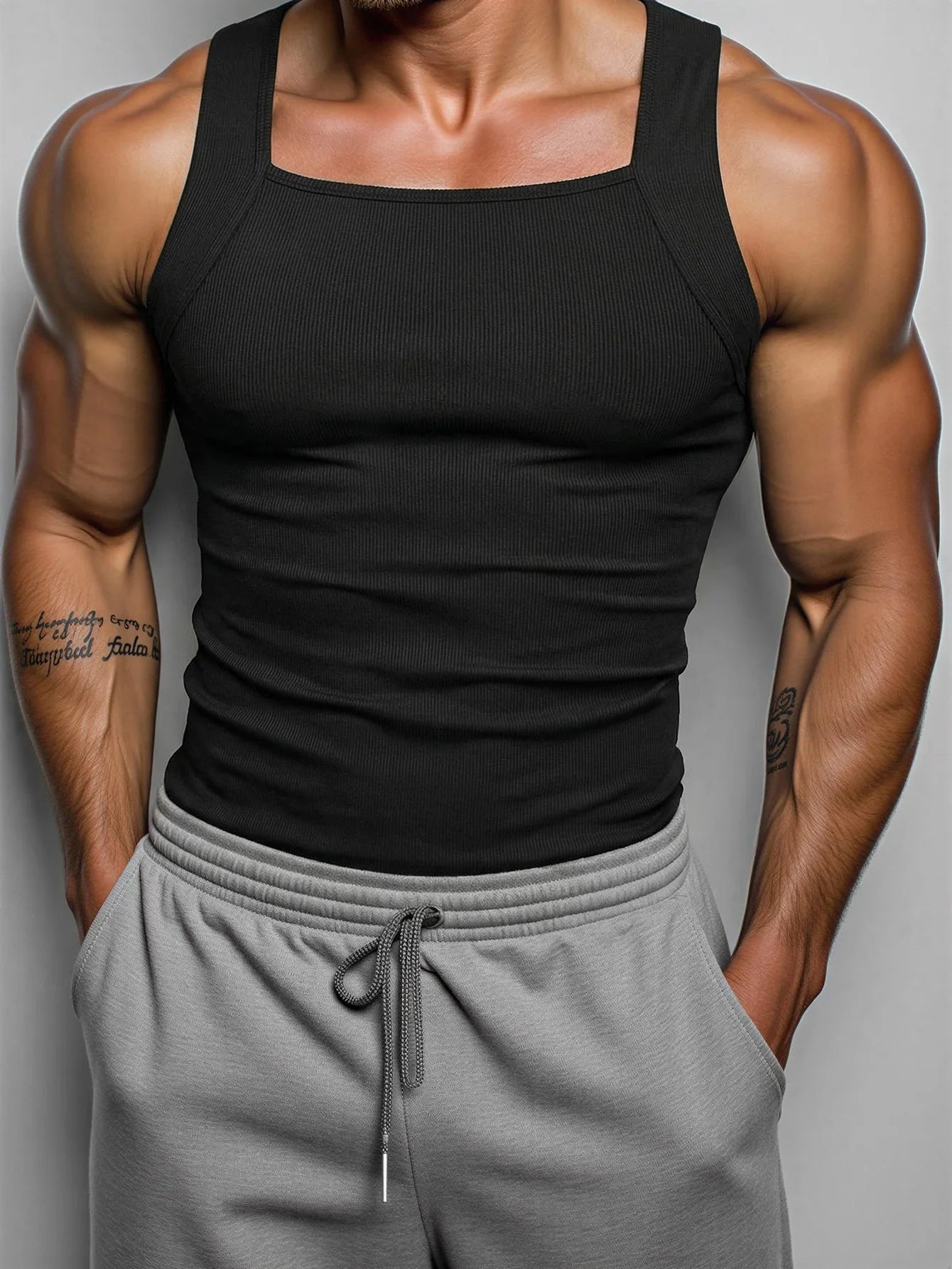 Nouveau débardeur pour homme, sportif, décontracté, polyvalent, vêtement supérieur à la mode pour homme