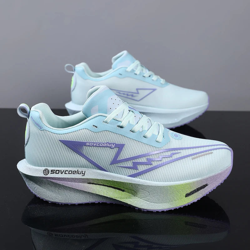 Nouvelles chaussures de sport décontractées polyvalentes quatre saisons, antidérapantes, avec technologie d'absorption des chocs, plaque en carbone, chaussures de course, chaussures de fitness, unisexe