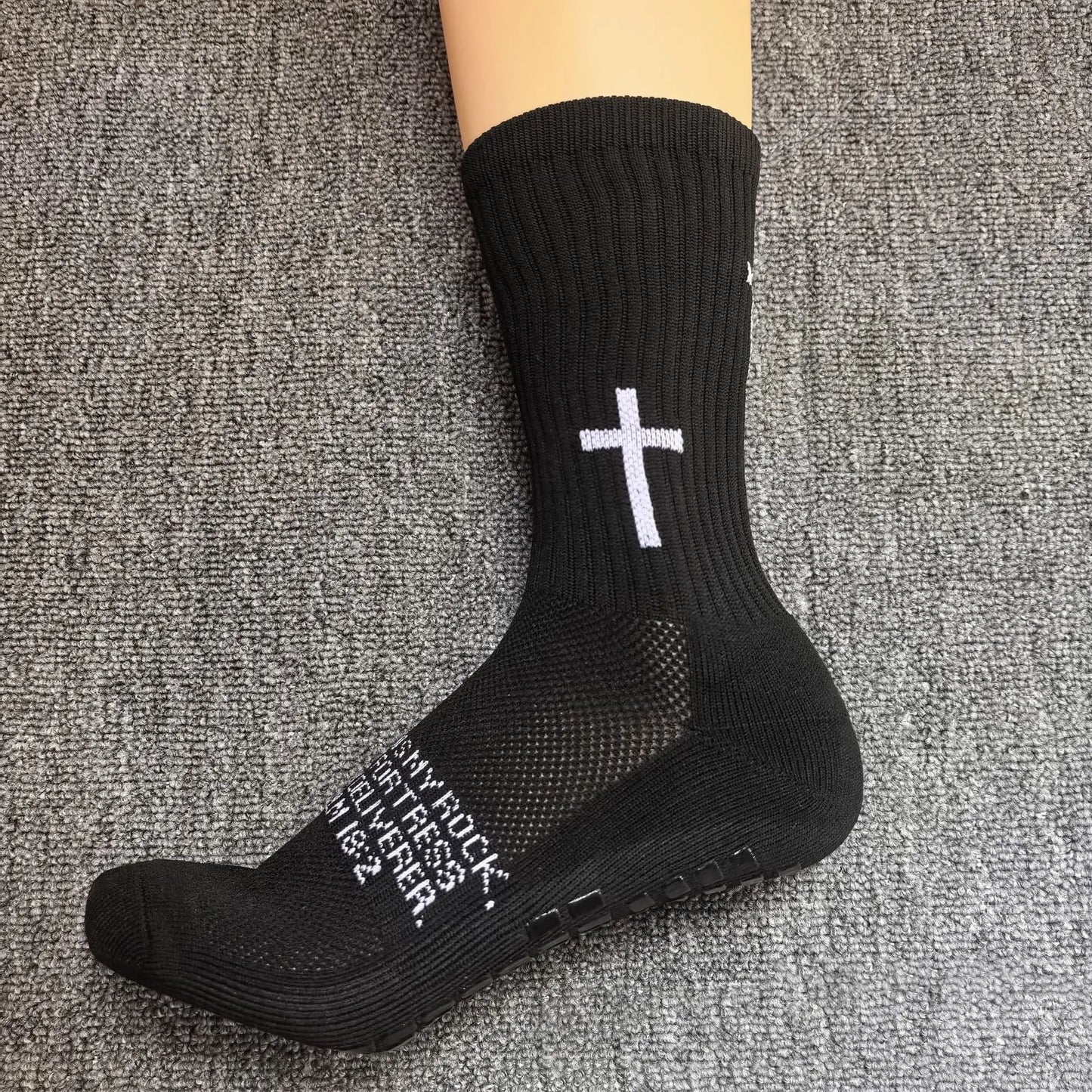 Chaussettes de sport décontractées, imprimées, antidérapantes, pour le football, chaussettes professionnelles pour l'entraînement en plein air, respirantes et confortables