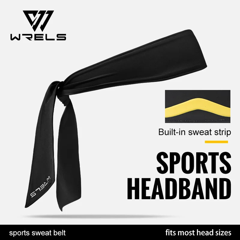WRELS Sport bandeau en plein air Tennis course cyclisme sueur absorbant bandeau respirant Fitness bandeau hommes femme bandeau