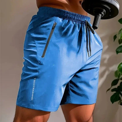 UETEEY Shorts d'été hommes Sport de gymnastique course Squat Fitness entraînement homme pantalons courts respirant séchage rapide cordon hommes Shorts