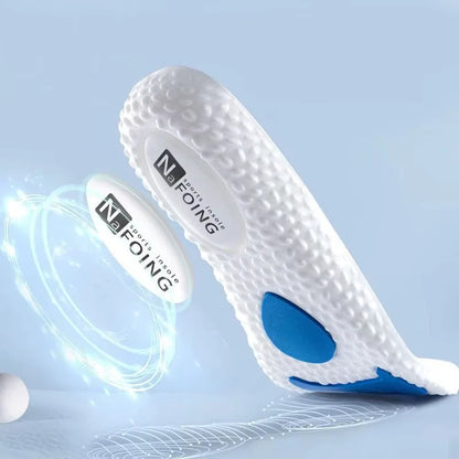 Semelles de sport pour chaussures, absorption des chocs, déodorantes, respirantes, coussinets de course pour hommes et femmes, coussinets de massage pour les pieds
